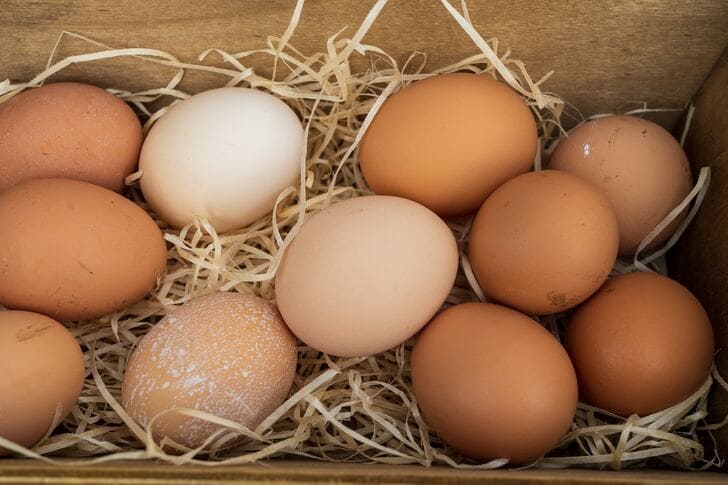 Фермерские яйца